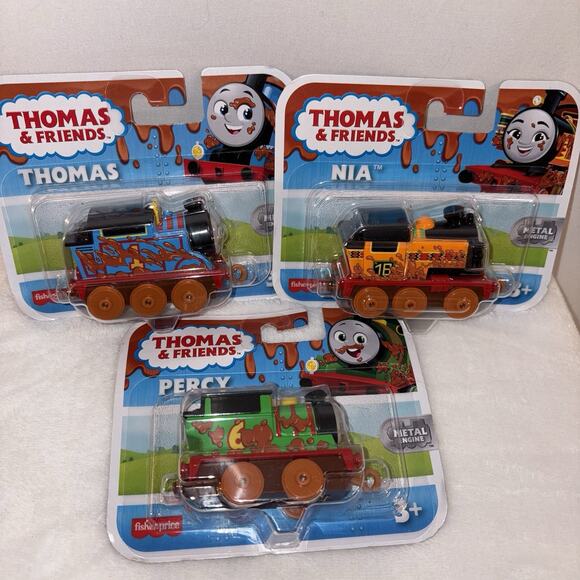 Thomas & Friends Metal Engine : Lot Of 3 Thomas, Percy And Nia NEW - Picture 1 of 4